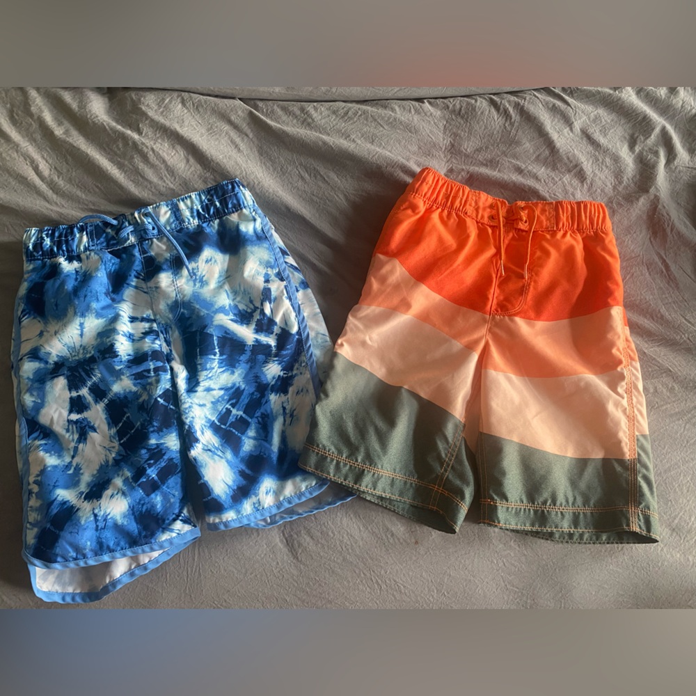 GAP Orange and Blue Swim Shorts Set